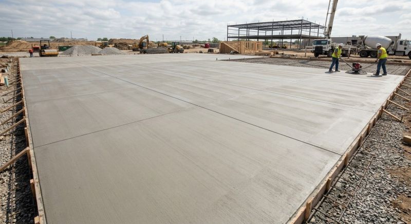 Commercial Slab Installation in Charleston, SC
